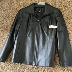 Women’s 100% Genuine Leather Jacket XL New