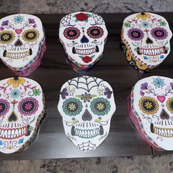 Fall Sugar Skull Boxes
