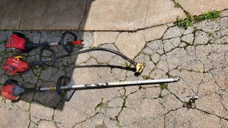 Gas Trimmers For Sale Or Parts Throw Offer 