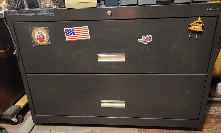 2 Drawer Metal File Cabinet