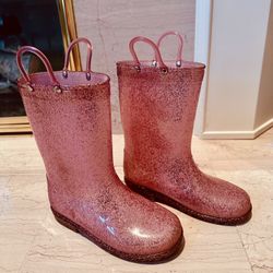 Girls Light Up Rain Boots Size 2
