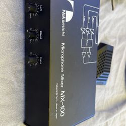 Vintage Nakamichi MX-100 Microphone Mixer,