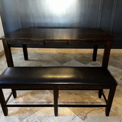 Dining Table with Bench 