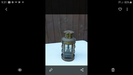 Kerosene, Oil Lantern.