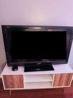 Sharp TV,  Roku 3 & TV Stand