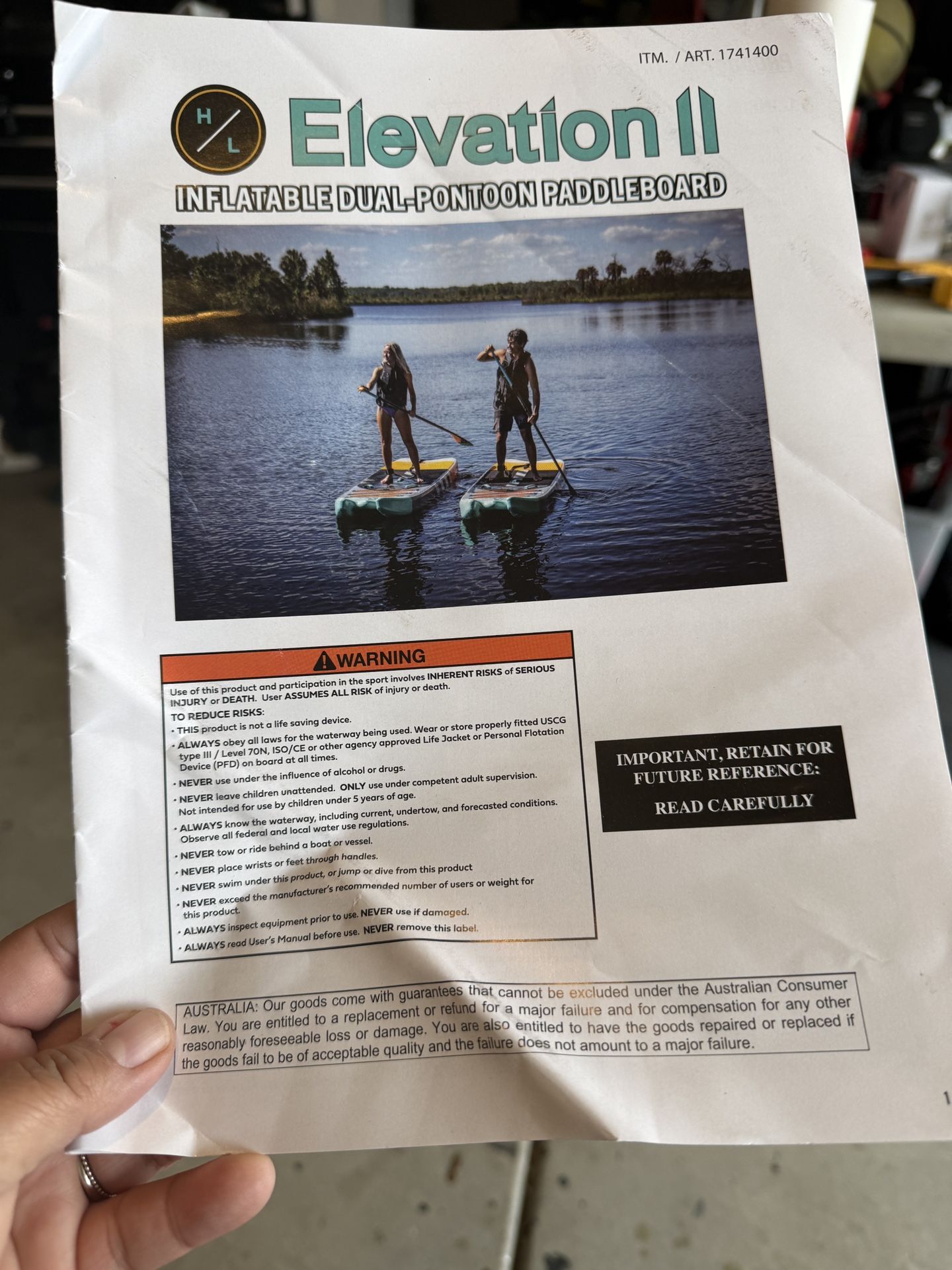 Paddle Board: 2.0 Dual-Pontoon ISUP