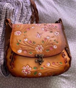 Mexican leather purse