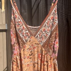 Floral Patchwork Summer Dress Made In Italy