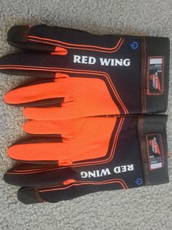 Red Wing Red And Black Work Gloves $20