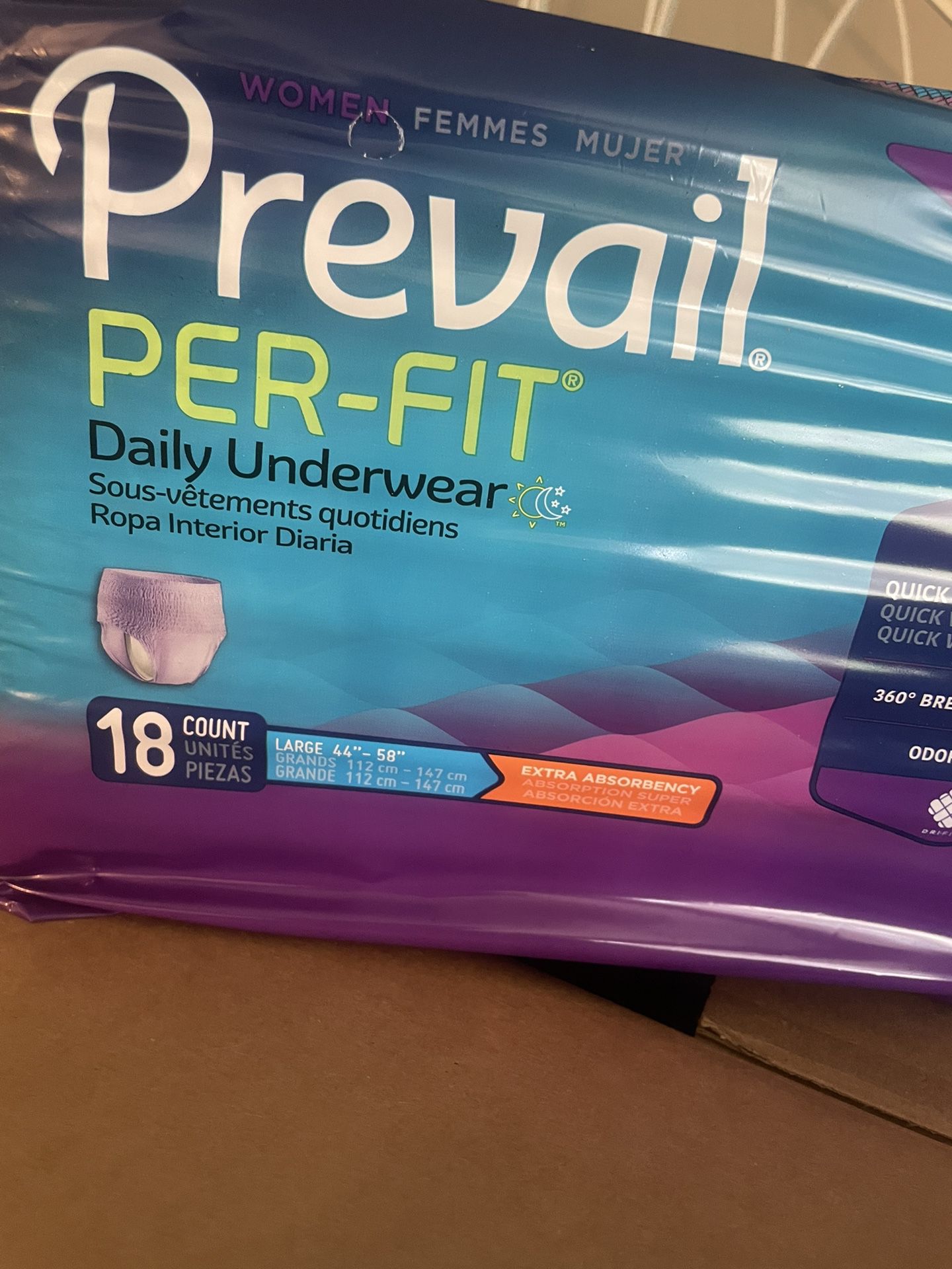 Adult women disposable underwear size Large
