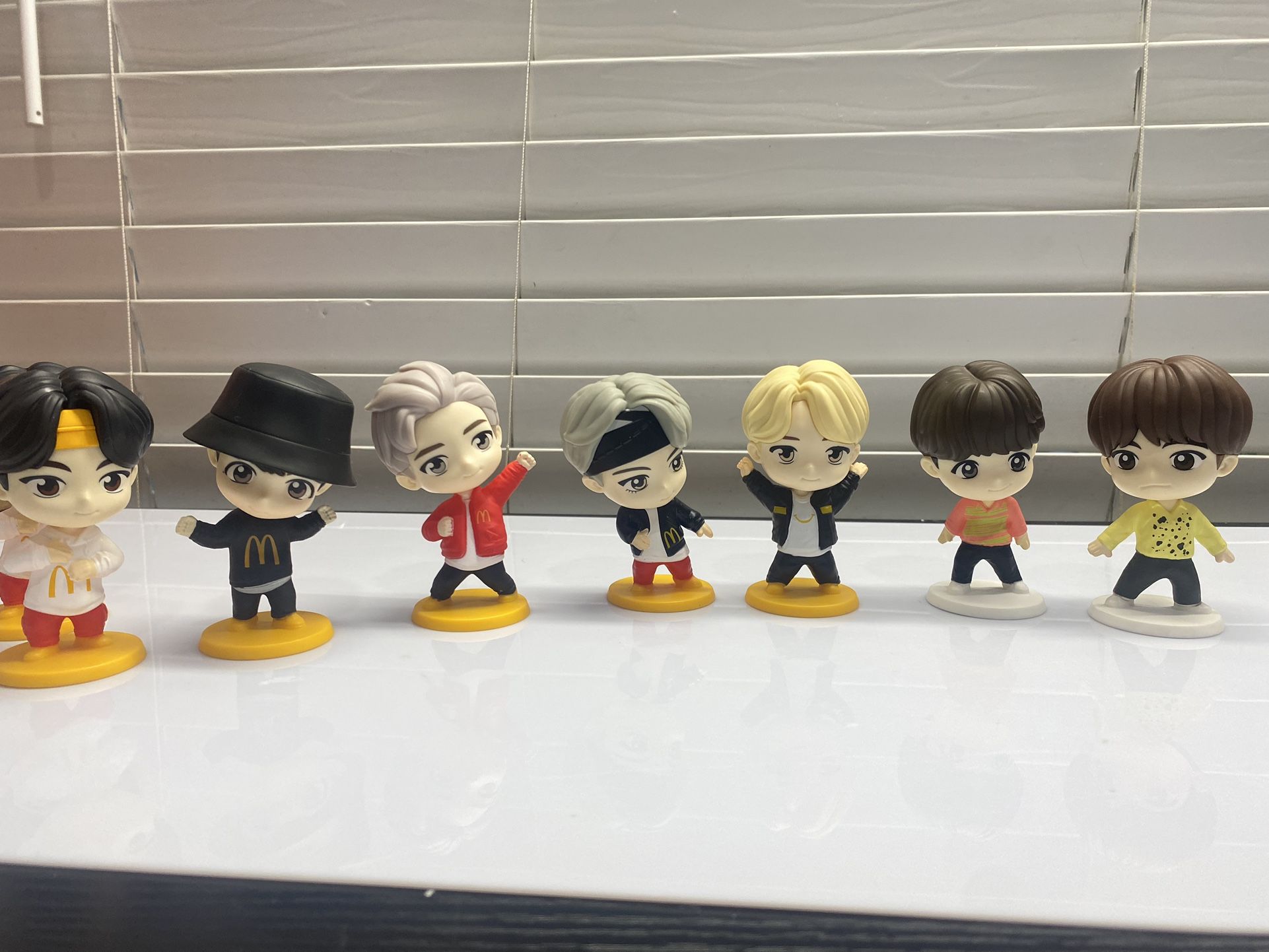 BTS x McDonald’s Figures Complete Set (7 Members) – RM Jin Suga J-Hope Jimin V Jungkook