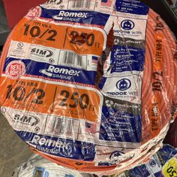 New Romex Wire 10/2 250ft