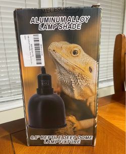 Reptile Heat Lamp Fixture w/ Timer & Dimmer – 5.5” Dome (New)