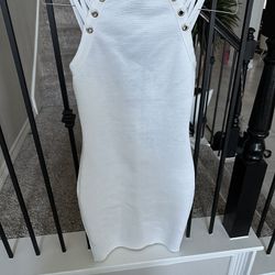White Bandage Mini Dress