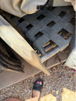 Four (4) patio chairs