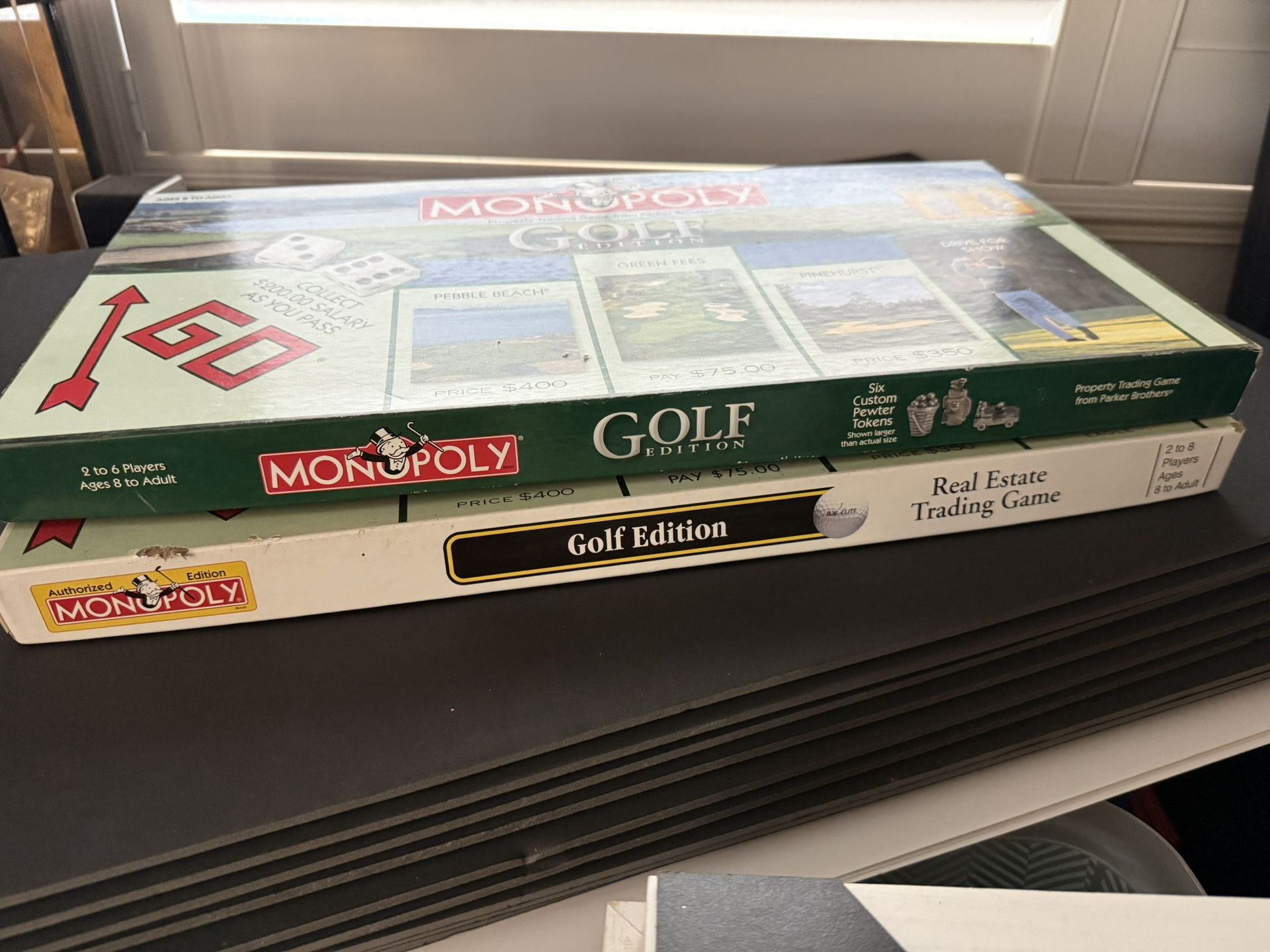 Monopoly Games Golf Theme