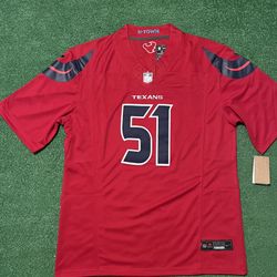 Houston Texans Will Anderson Jr Red Jersey