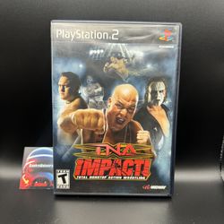 TNA iMPACT! (PS2, 2008) CIB w/ Manual – Tested & Working – Good Condition