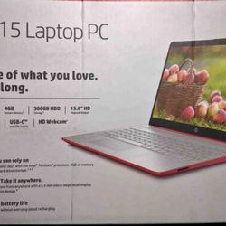 Hp 15in Laptop 500gb Windows 10