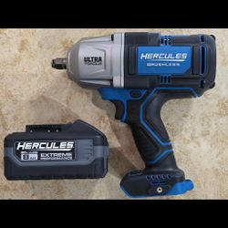 New Hercules ultra Torque 1/2” Impact Wrench And 8ah Extreme Battery (tool, And Battery Only – No Charger)