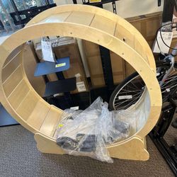 Cat Fitness Treadmill, Silent Cat Wheel for Indoor Cats, Pet Cat Toys for Gifts, Easy to Assemble Cats Toys (Size : Diameter 100cm) $150