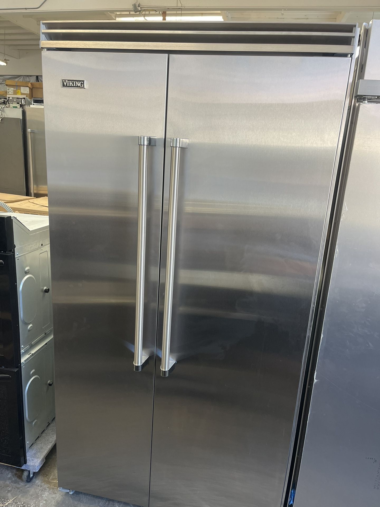 New Viking 42” Built In side By Side Refrigerator 2025 Model. 