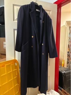 Forecaster of Boston trench heavy duty coat blue size 14