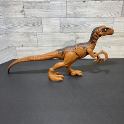 Jurassic World Mattel 2017 Orange Basic Velociraptor