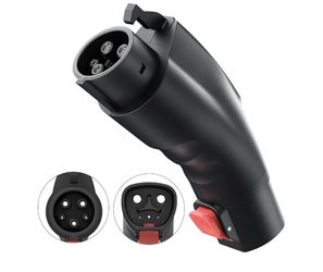 Tesla to J1772 Charging Adapter Max 60A, 250V J1772 EVs Adapter to Tesla Charger, Compatible with Tesla High-Powered Connectors, Destination/Mobile Ch