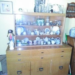 Antique China cabinet.