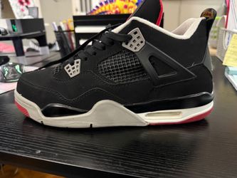 Jordan Retro 4 BRED and Neon
