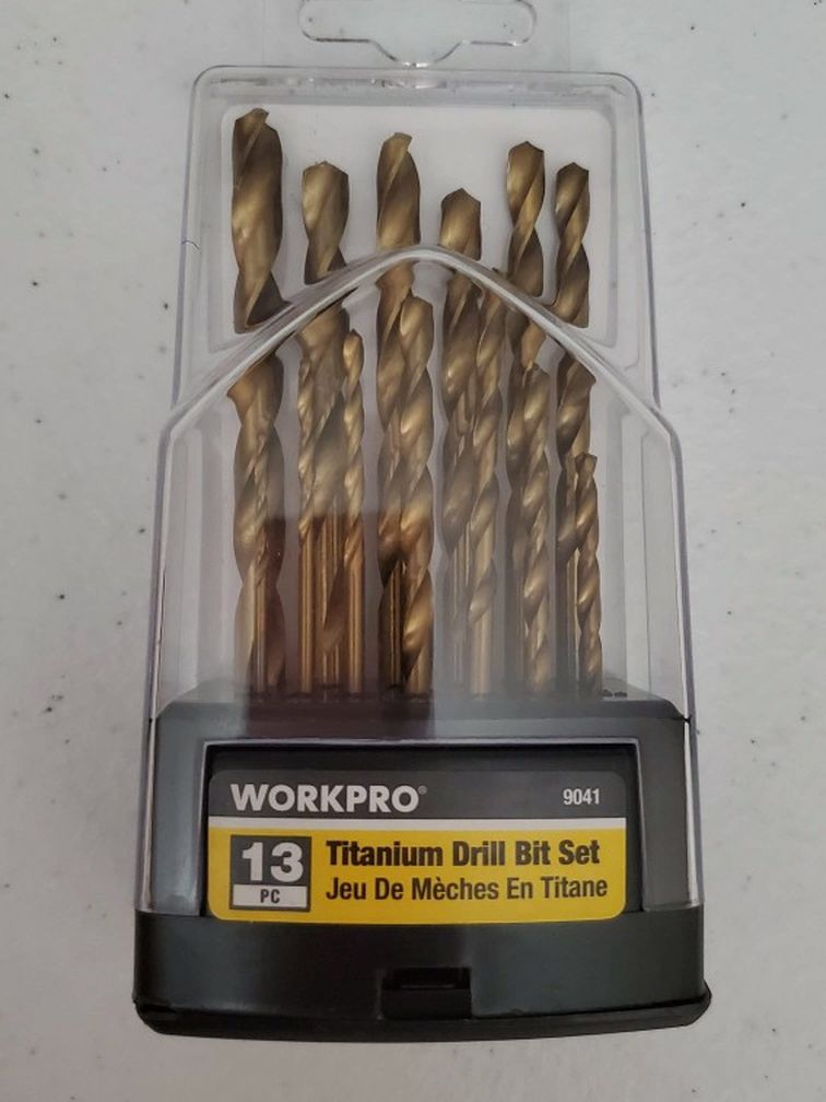 WorkPro Titanium Drill Bit Set