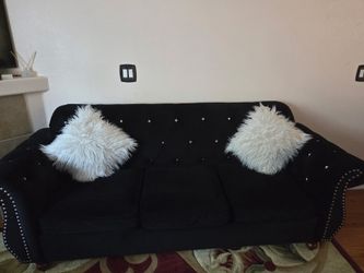 Black couches