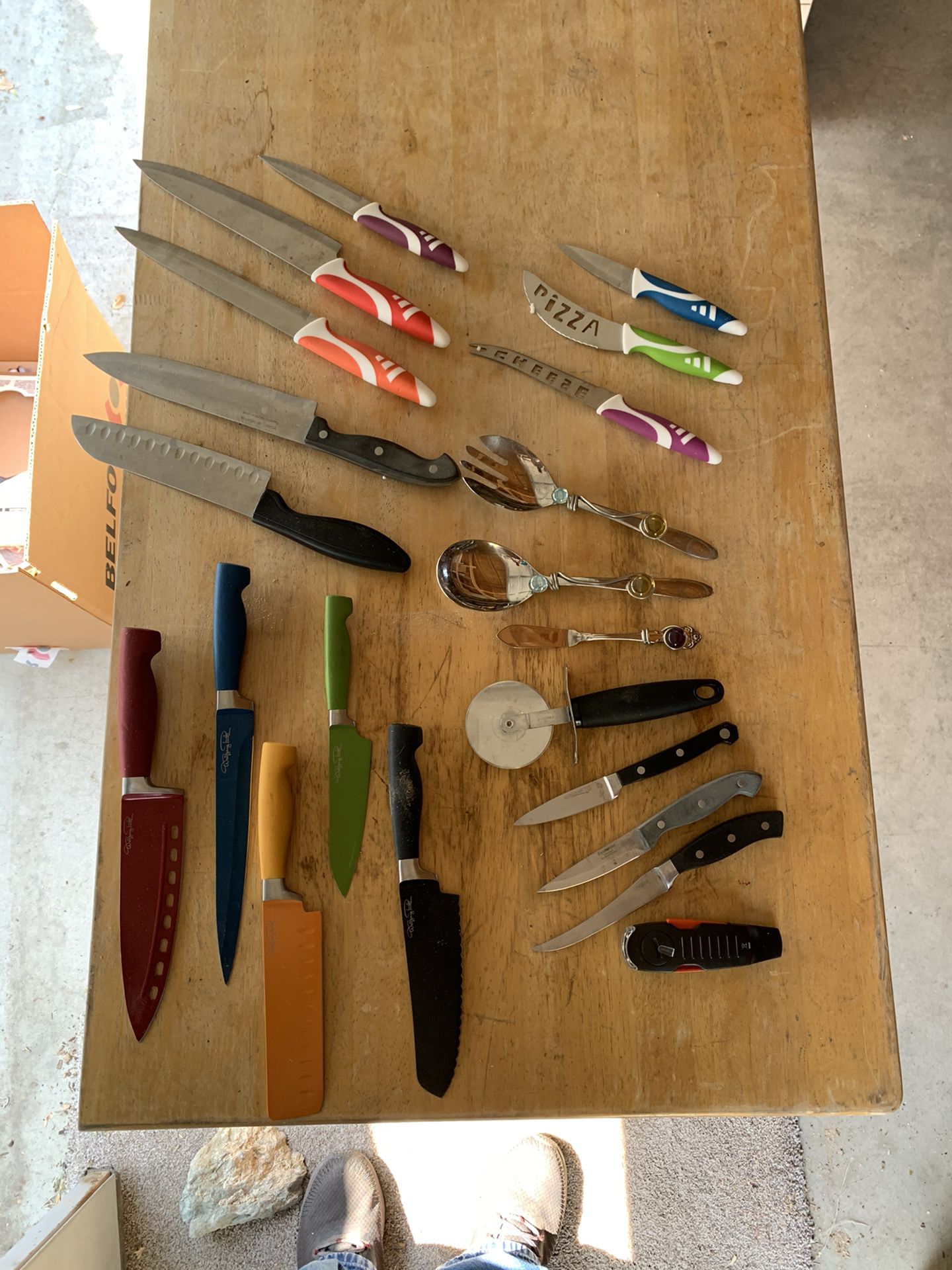 Kitchen knives pizza cutter sharpener