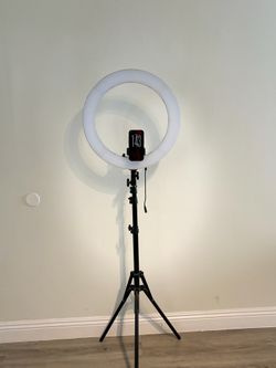 Mane tame professional men’s grooming Ring LED light