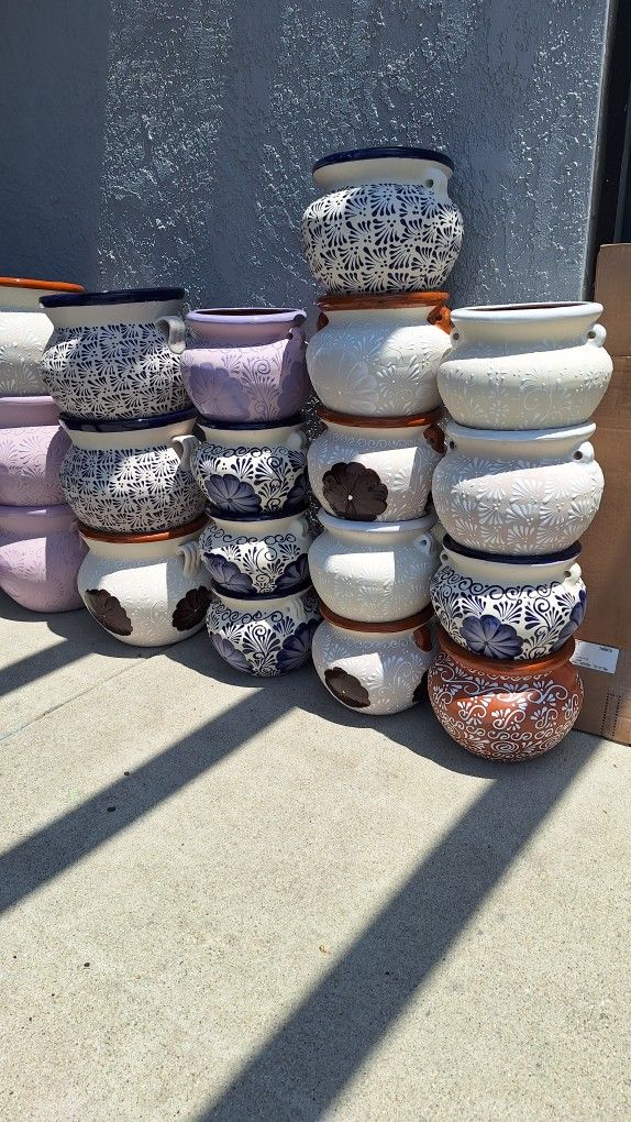 💥15 % Off 🔥 Talavera Cielito Lindo Pots 🪴 ( Price Vary Depending On Size)