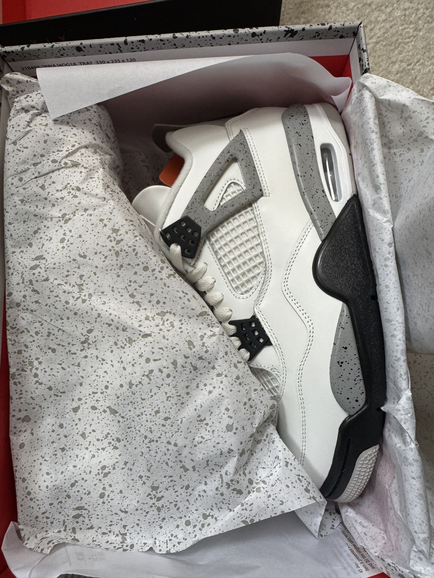 Jordan 4 White Cement Size 14 (2)