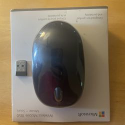 Microsoft Wireless Mobile 1850 Mouse Design For Comfort And Portability Brand New Inbox