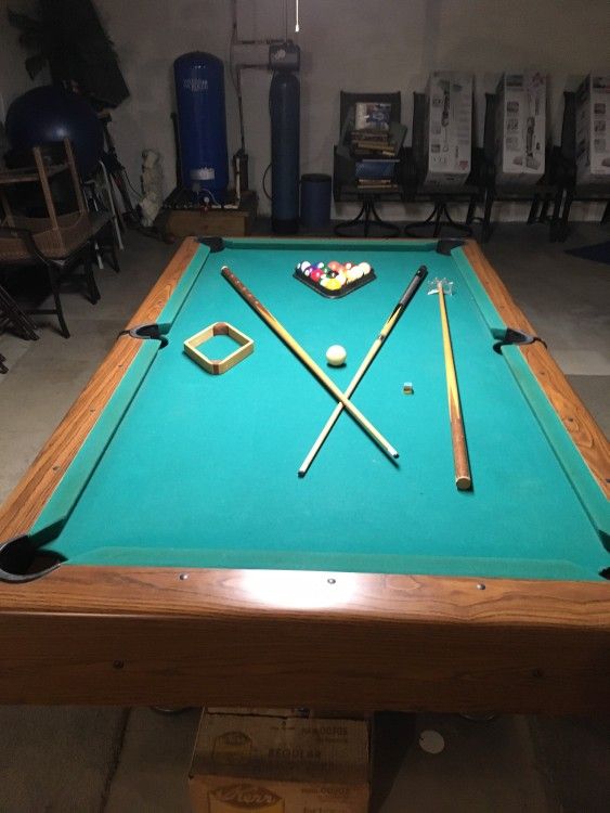 7 Foot SLATE Pool Table