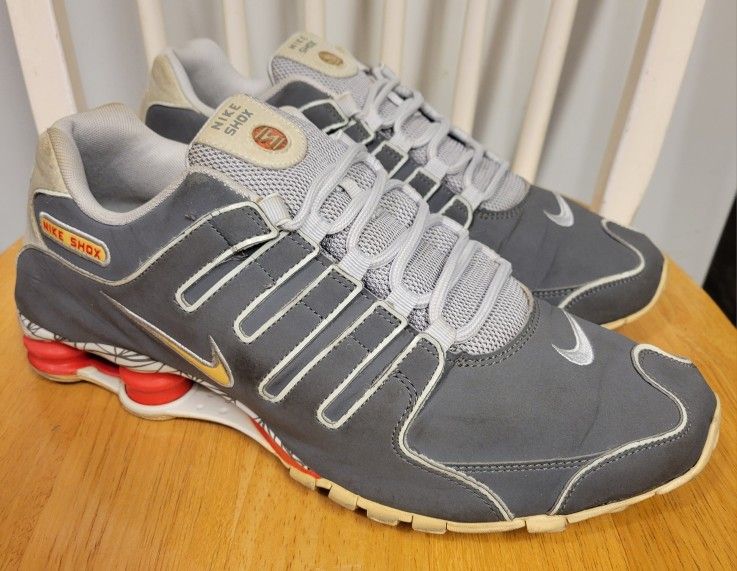 Nike Shox NZ Gray 2013 Running Sneakers Shoes  Size 12