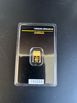 1 gram GOLD BAR!