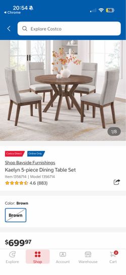 Kaelyn 5 Piece Dining Table Set
