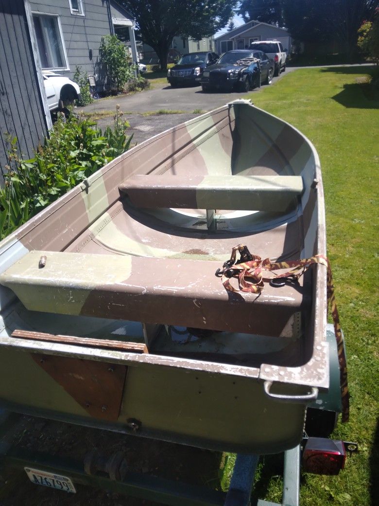 Boat And Trailer