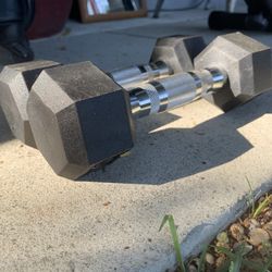 CAP Barbell 5Lb Coated Hex Dumbbell Pair