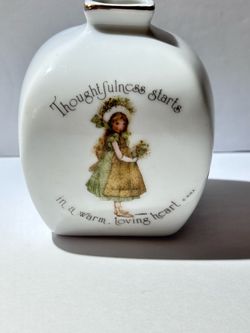 Collectible Vintage Holly Hobbie Ceramic Bud Vase