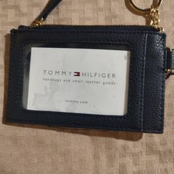 Navy Blue Tommy Hill figure Small Wallet 