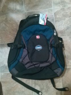 Brand new swiss army made back pack