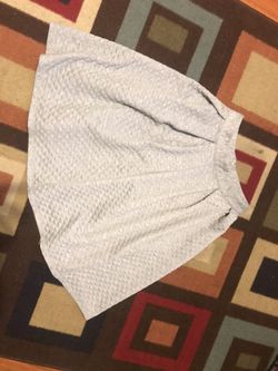 Grey long skirt