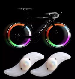 LED Flash Bicycle Wheel Spoke Lights Bike Cycling Accessories 2pk