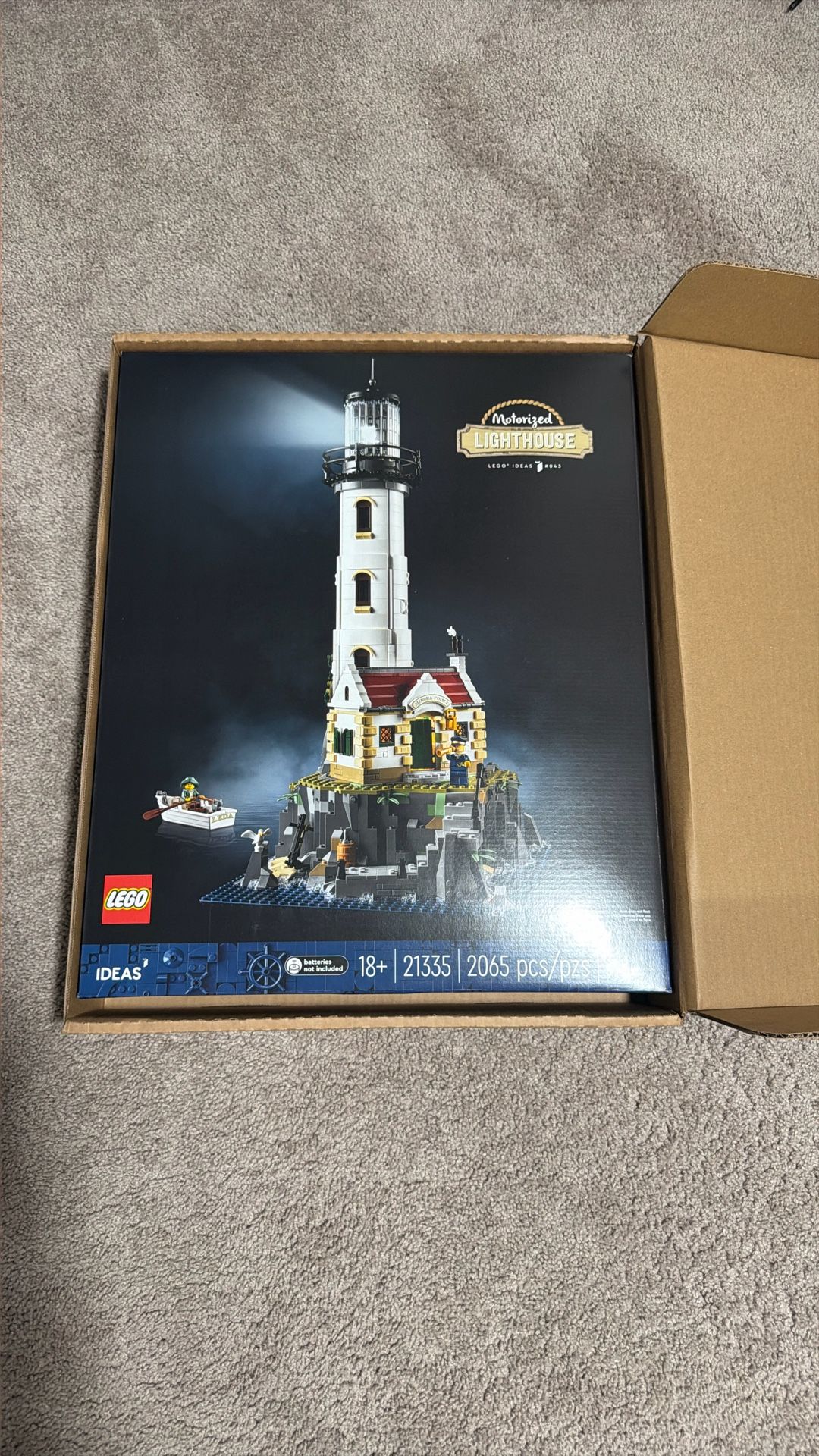 LEGO 21335 Motorized Lighthouse, 2065 Pieces NEW